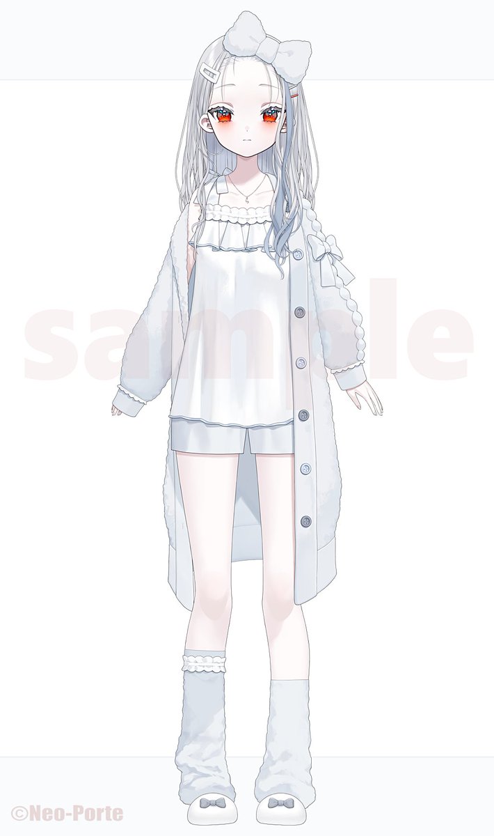karohroka's tweet photo. ネオポルテ5期生、白那しずくちゃんの新衣装お仕立てしました୨୧˖*    
デコだしかわいいね https://t.co/HxzzT1ByOP