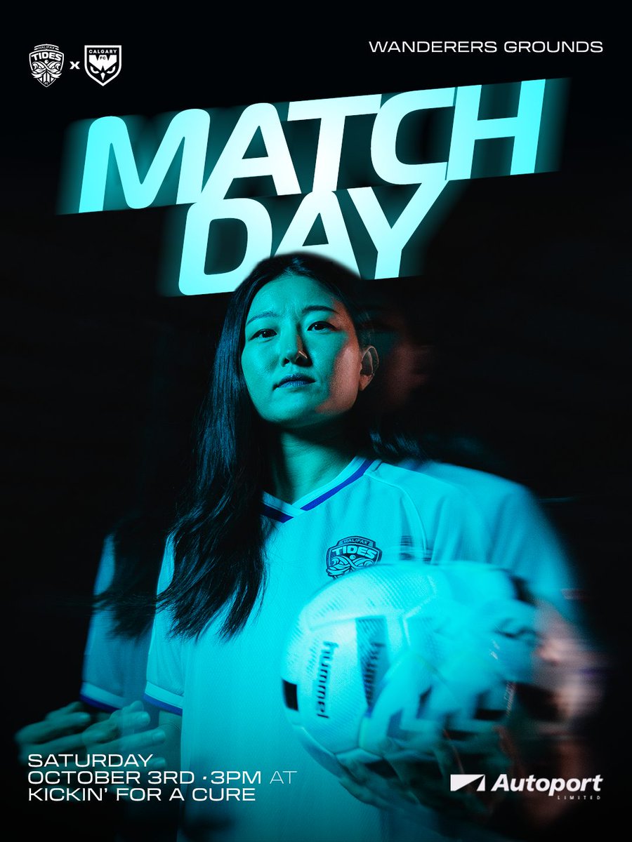 hfxtidesfc's tweet photo. IT'S MATCH DAY!

We're down to the final few matches and every moment matters.

Today, we take on Calgary Wild at the Grounds.

$15 tickets. Sunshine. No excuses today.

See you at 3pm 🌊

📺 Live on CBC

https://t.co/QvbJd6atEg https://t.co/WeMaXYrvFz