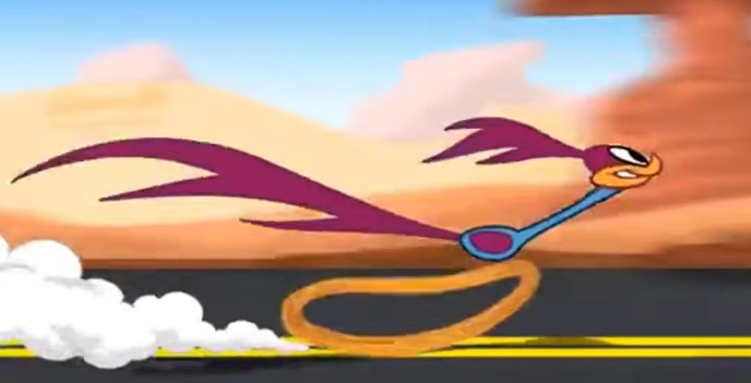 BunnyFoxy2's tweet photo. Warm take (maybe): TLTS Roadrunner is my favorite design for him. Idk why, but I adore the purple coloring on him for some reason. His design is so vibrant and colorful, I just love it overall. I don't really have anything else to say other than it being my favorite design. https://t.co/J4CNb7dAJ5