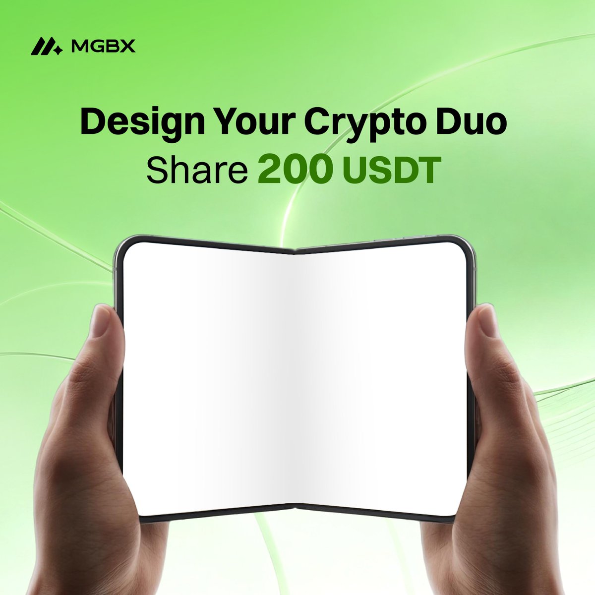 MGBX_Global's tweet photo. Two screens. Your crypto duo. 🚀

Charts on the left, memes on the right?
What would your perfect MGBX setup look like?

Design Your Crypto Duo for a chance to share 200 USDT! 💚

How to enter:
1️⃣ Follow @MGBX_global
2️⃣ Like & repost
3️⃣ Register on MGBX & drop your MEME in the comments 👇

📅 2026.10.1 - 2026.10.7 (SGT)