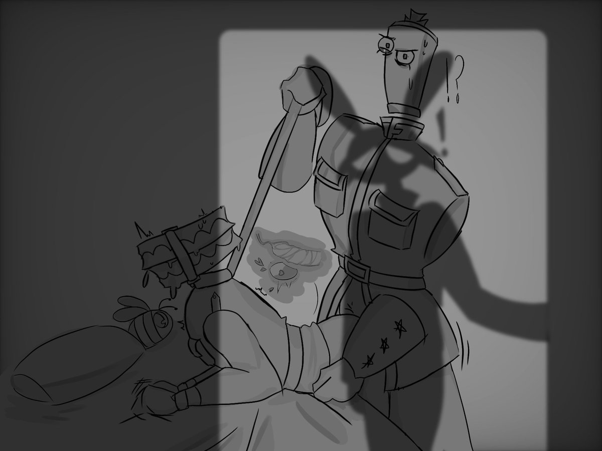 Zerpzky's tweet photo. getting caught by someone while fuckin is pretty embarrassing yeah? >-<

#royalteeth #genitalcircus #tadc #nfsw #caine #kinger https://t.co/5qCRegka3R