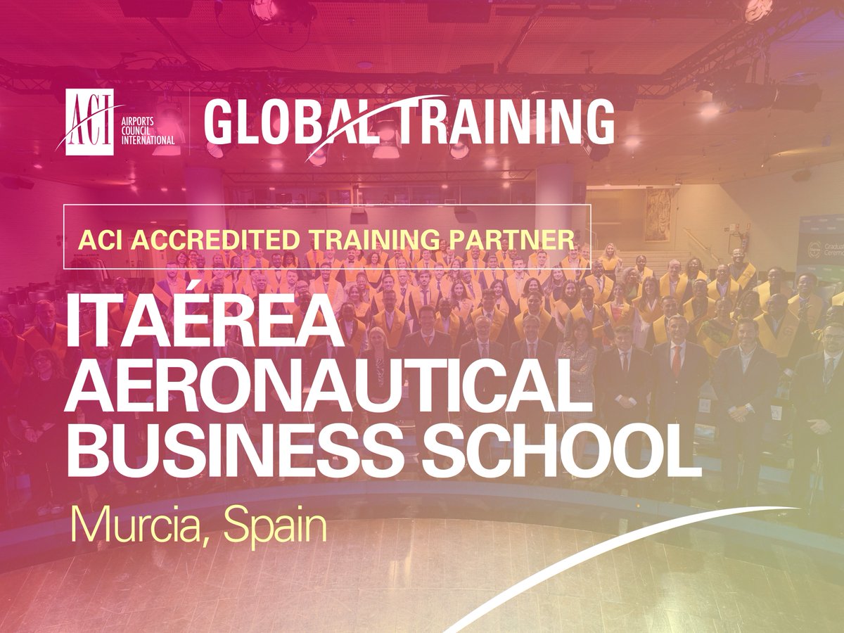 ACIWorld's tweet photo. Airport training in three languages 

Meet ITAérea Aeronautical Business School @ITAerea_Aero, an ACI Accredited Training Partner teaching airport and aeronautical management in Portuguese, Spanish and English.

A skilled workforce starts with accessible training ✈️

#ACITraining https://t.co/itARIGaJCS