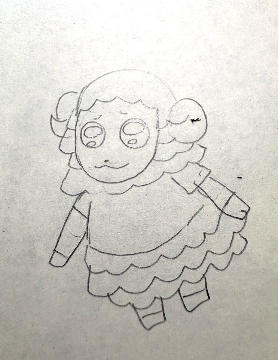 nknk_Na's tweet photo. 勉強の合間に描いたあつ森のちゃちゃまる
まじで誰だよってぐらい似てない笑 https://t.co/tMNnYDNqL4