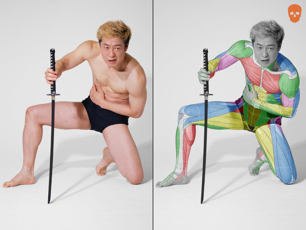 artanatomylab's tweet photo. model: 杉口秀樹 @jagar001 https://t.co/RX5ad0wn0S