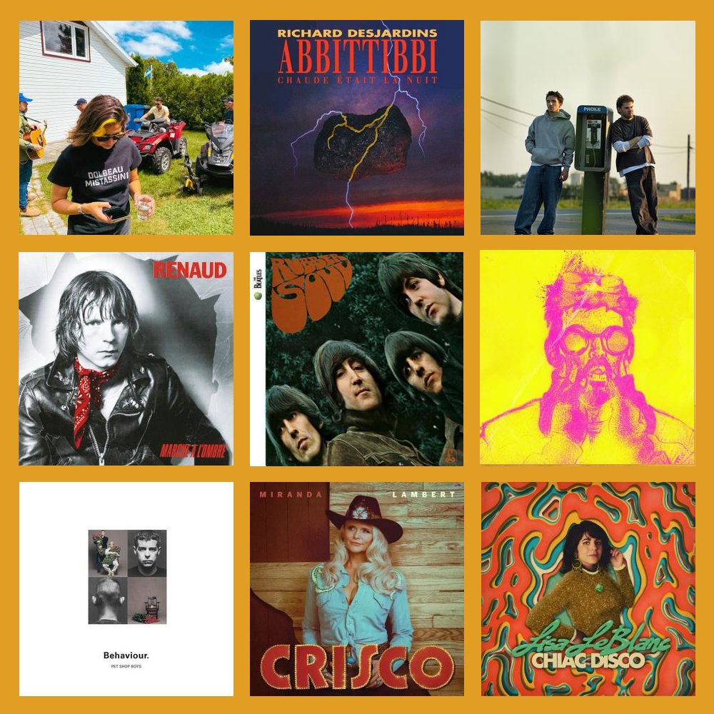 parapetmusical's tweet photo. À DOLBEAU-MISTASSINI, CHAUDE ÉTAIT LA NUIT pour un EPILOG, mais tu n'as pas à prendre une MARCHE À L'OMBRE pour cacher ton RUBBER SOUL; pas d'EXTREME WITCHCRAFT pour se défaire de ce BEHAVIOUR CRISCO nous faisant parler un CHIAC DISCO
#playlist #albumtitle
https://t.co/aleI9JA079 https://t.co/RHI4hIrHo4