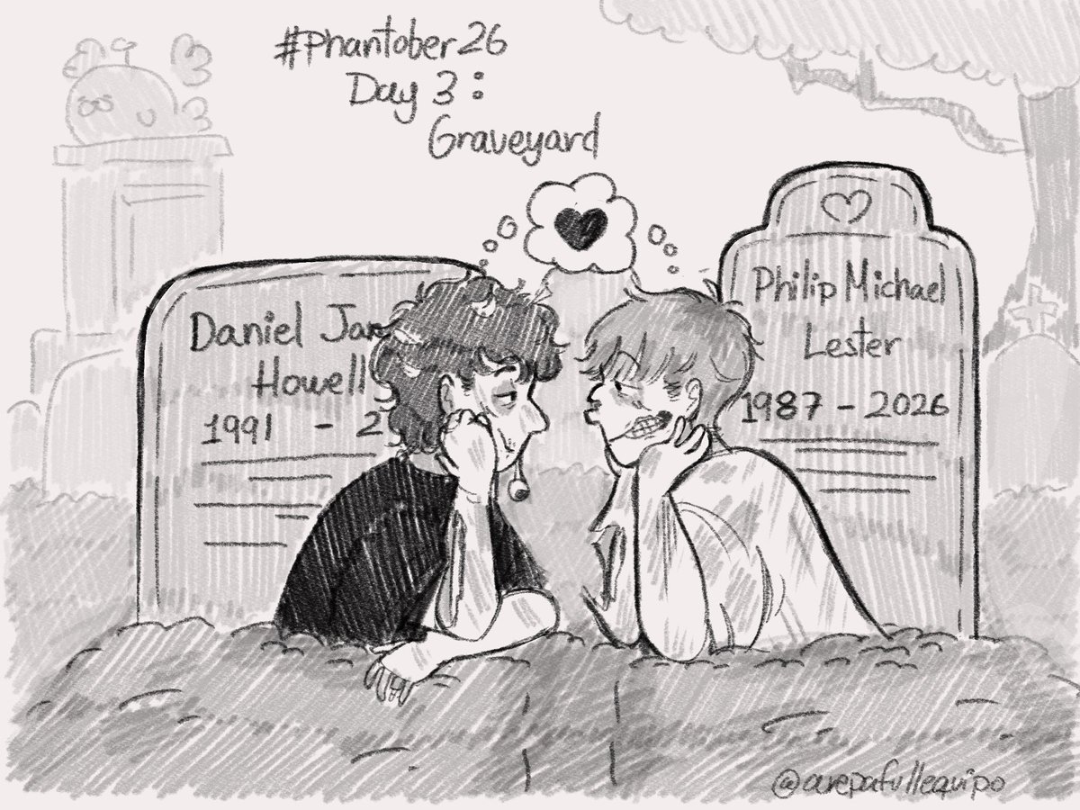 arepafullequipo's tweet photo. (#phantober26 day 3: graveyard) the most annoying zombies in the field https://t.co/xG6WONqzDY
