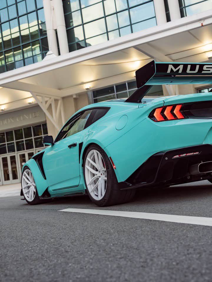 CarCultureCC's tweet photo. Tiffany Blue Mustang GTD 🩵 https://t.co/oBQvFKMNnC