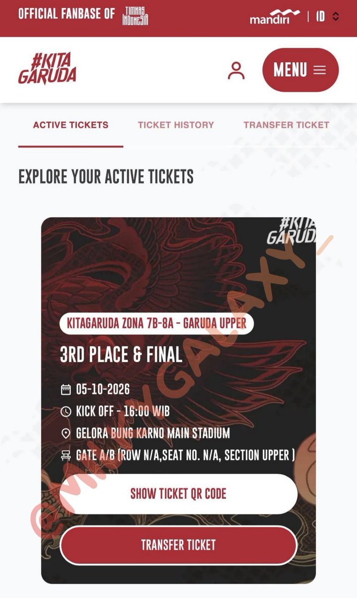 Milkygalaxy_'s tweet photo. update again 
wts tiket timnas final 

tgl 5 oct 2026

garuda east 900k/tix
uppe garuda 400k/tix
Harga diatas sudah termasuk fee 40% untuk transfer Garuda id

Dibantu transfer tiket garuda id
tags.wts.wtbtiketimnas2026

Jangan pernah percaya jual tiket harga murah 💯✨ https://t.co/8cQjllyjjQ