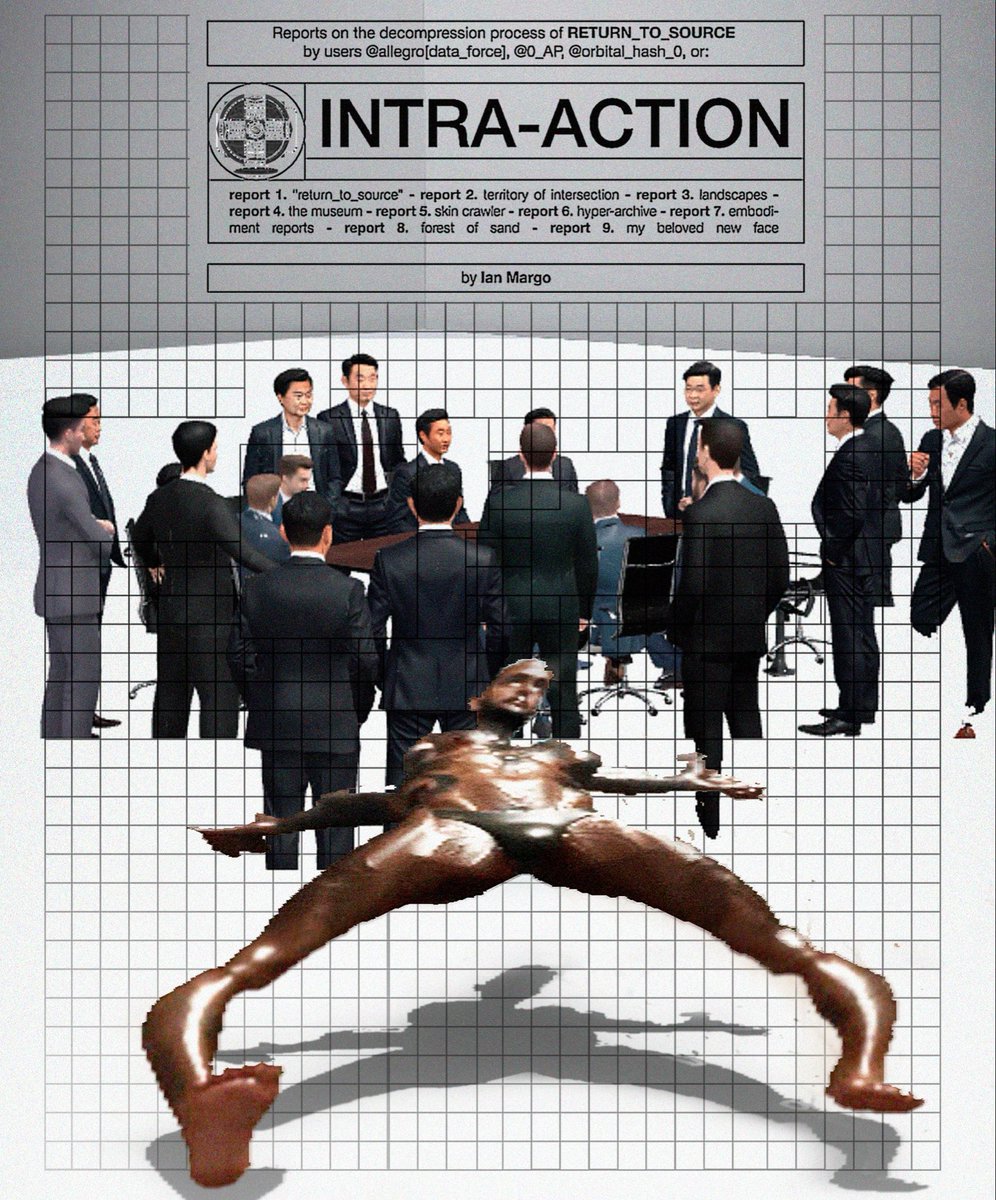 o009h's tweet photo. The film works as a compendium of video-reports, approaching aesthetics through gaming culture, digital frameworks, scientific graphics, surveillance technologies and internet pirate culture.

It is heavily inspired by James Ballard’s Atrocity Exhibition, Peter Wollen’s Friendship’s Death, CCRU’s “skin crawlers”, Hito Steyerl theories on digital images and the reports in relation with the HuggingFace hacking by OpenAI agents this past summer.