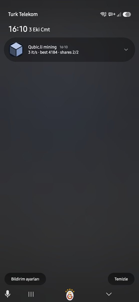RidvanSedaZtrk's tweet photo. @QubicLi However, when I run the program in the background and try to use my phone, the performance drops to 3–4 it/s (Image 2)—or often even to 0 it/s. What is the reason for this? https://t.co/oIv9AKsq1S