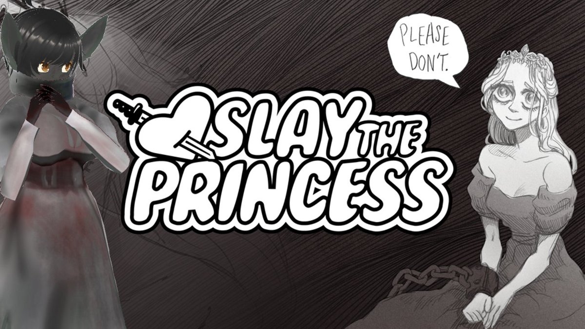 chupa_lina's tweet photo. Okay my job is...wait. This can't be right...she's innocent...isn't she? 

See you in 30 mins for #slaytheprincess! https://t.co/2rfseWPWe3