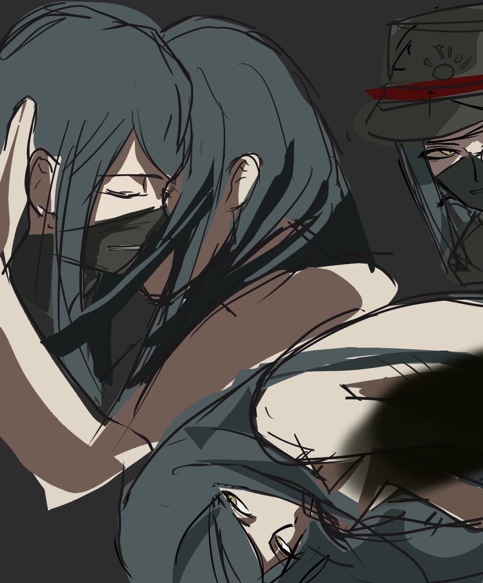 ketsusaburou's tweet photo. 原作未プレイの時に描いたやつ。 https://t.co/gS8usrFjPa