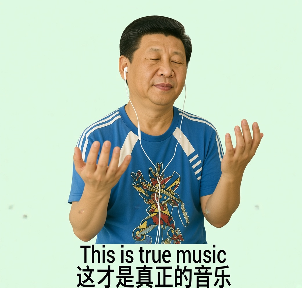 ZZZXIJINPING's tweet photo. @GFWfrog 太好了境外势力竟然又制作精甚细腻的歌曲
朕必须是亲自收听亲自点赞😋 https://t.co/AHHFupfaAJ