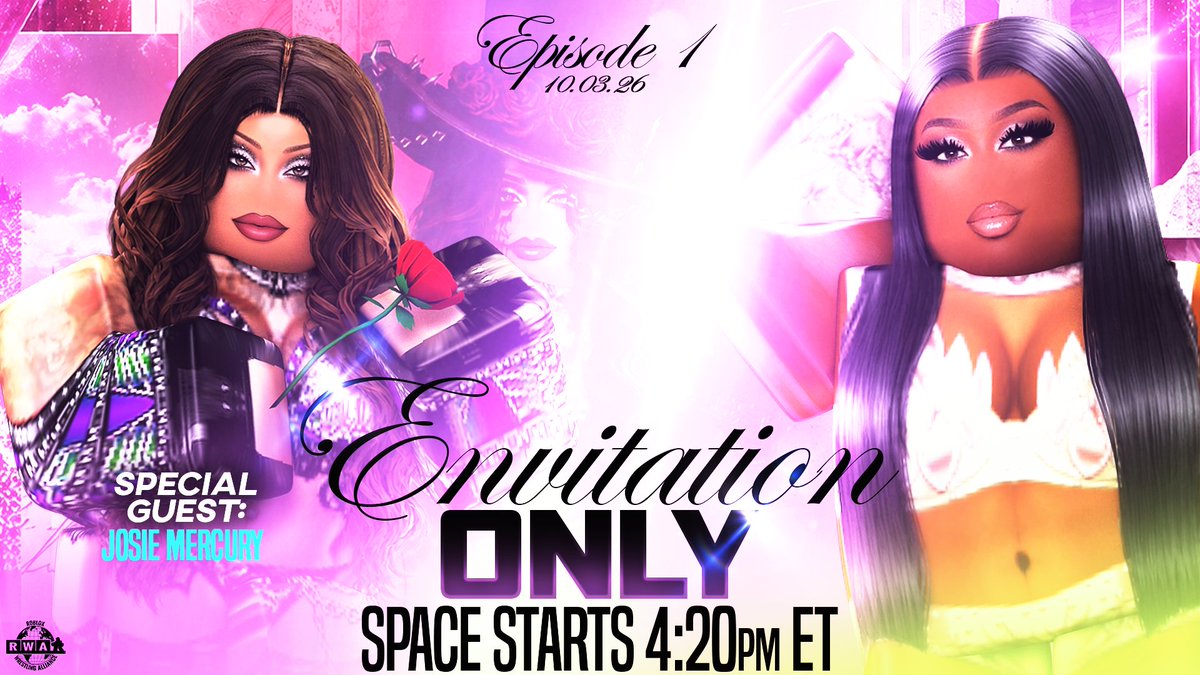 RWAMedia's tweet photo. 💌 YOU’VE BEEN INVITED.

ENVITATION ONLY - EPISODE 1
Hosted by @imessencee, with special guest @josiesreign!

The conversation starts TODAY. 🎙️✨ SPACE STARTS AT 4:20 PM ET

Pull up 👀