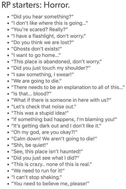 DAMSELlSMS's tweet photo. ♡ for a randomly chosen prompt starter from the list below ! https://t.co/GZP8q8ASpE