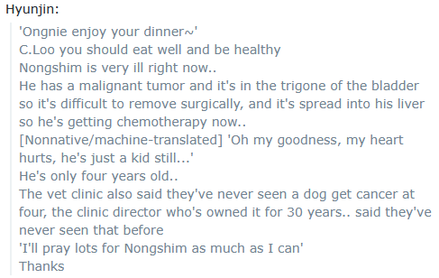 litell_johnn's tweet photo. Chat highlights: Nongshim is diagnosed with cancer (261003)

Text links:
https://t.co/gDiJUlZ1Uv https://t.co/1L0MUxpKK3
