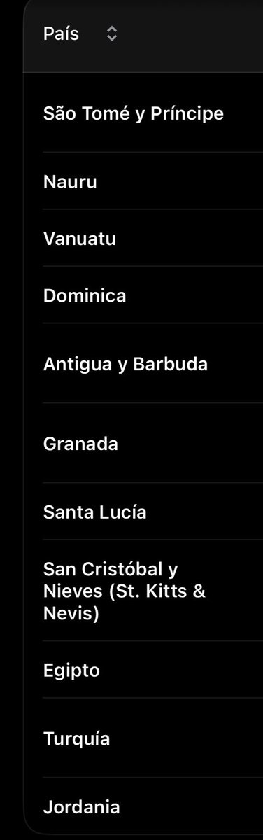MiltonFriedom5's tweet photo. La lista de superpontencias que te regalan la ciudadía si pones guita en su país. Mamita. https://t.co/5E5Yn168n4