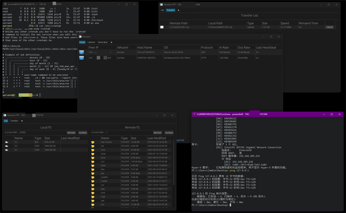 KitPloit's tweet photo. Heroinn — A cross platform C2/post-exploitation framework. https://t.co/InfQpZJ3BA https://t.co/uWYo5FEbSr