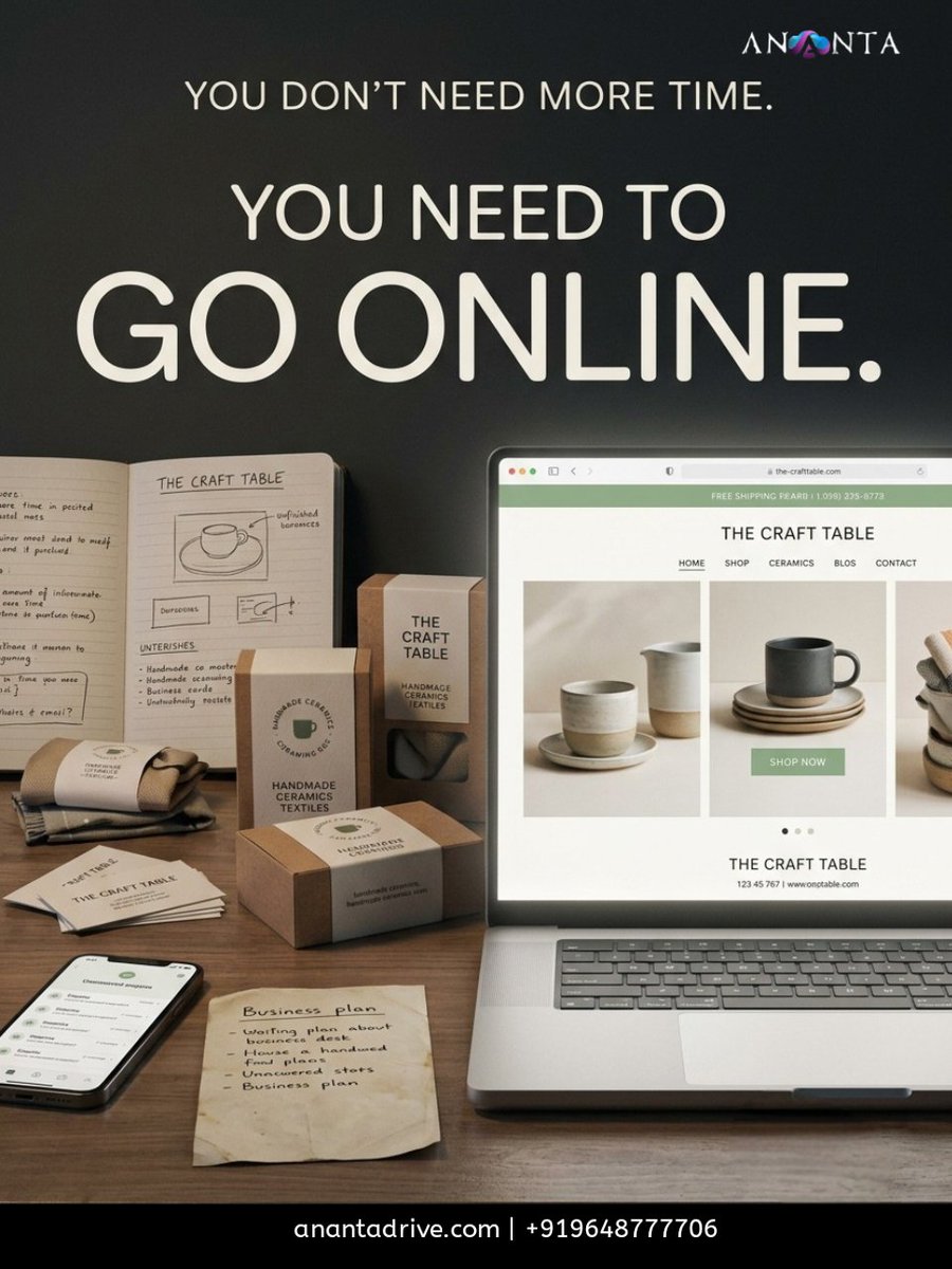 anantadrive's tweet photo. You don’t need more time. You need to go online. Turn your sketches and business plans into a full-scale digital storefront with reliable, high-speed hosting.   Launch today: 
https://t.co/5Cq3ZTXC7j | +91 96487 77706   
#WebHosting #GoOnline #Ecommerce #Startups https://t.co/dRS5kx2YxV