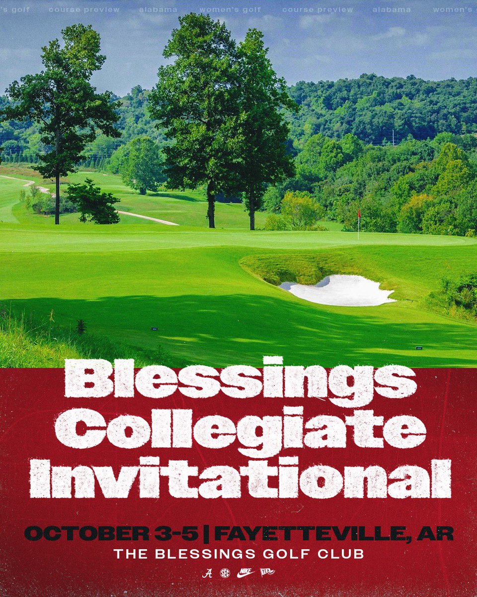 AlabamaWGolf's tweet photo. Ready to tee off at the Blessings Collegiate Invitational! #RollTide

📊: https://t.co/gq4fbT9OHP https://t.co/WqnBnEscA0