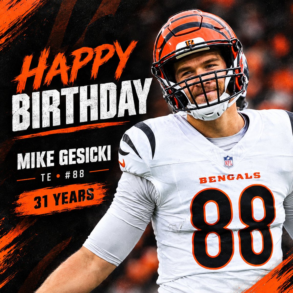 cbengalsfans15's tweet photo. Happy birthday Mike. 🎉 https://t.co/auvxEZXDWT