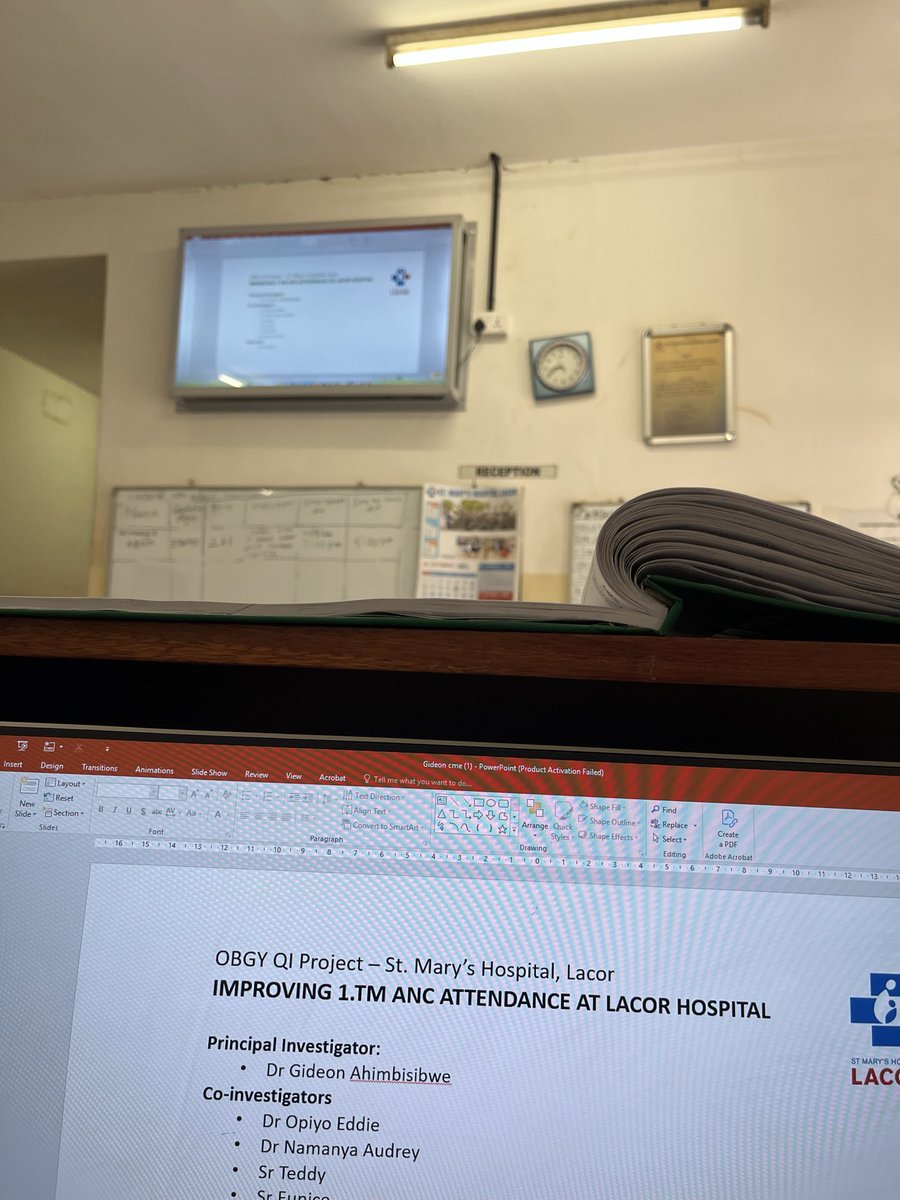 Gideonthesquire's tweet photo. Completed and presented my QI project which i started as an intern at Lavor hospital. It aimed to increase ANC attendance from 34% to atleast 40% at Lacor hospital as recommended by @MinofHealthUG . The project i ran with this amazing team ended up as a success , we made it 43% in  6 months period through the interventions we did and we made some recommendations to the Hospital administration to keep this % high and we hope they will be taken up.  Next we shall aim to send an abstract to @MinofHealthUG for presentation during the next Safemotherhood conference🇺🇬😊