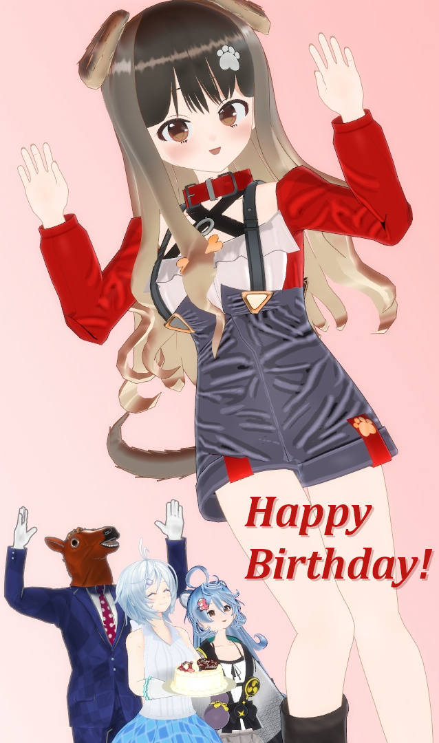 ToF_4693's tweet photo. きゃんちゃんお誕生日おめでとうございます！
#きゃんすけっち #遠吠きゃん生誕祭2026

#電脳少女シロ #ばあちゃる #わたかき https://t.co/iWX2yPON0q