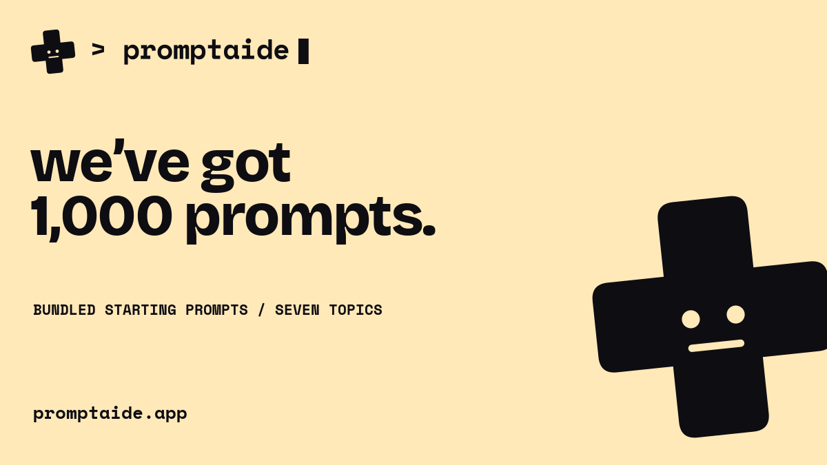 Promptaide tweet picture