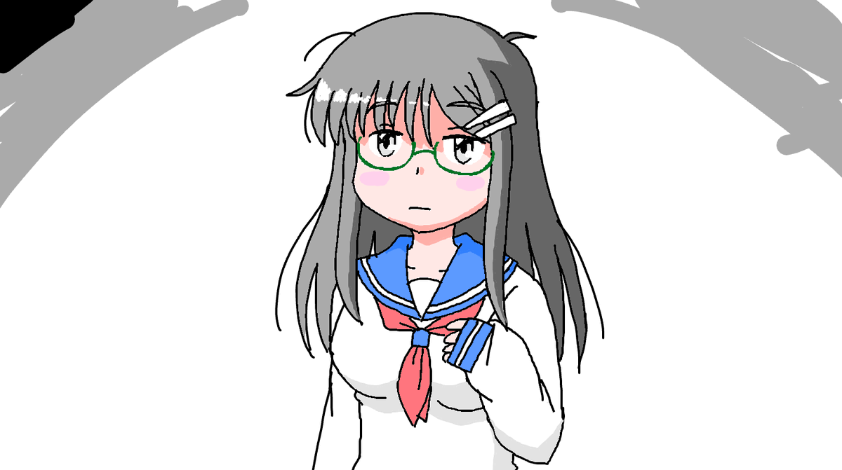 imouto0213's tweet photo. きょうのお絵かき３
自分が考えた地味子忘れたので、昔の絵見て描いた https://t.co/aerh9ZW9Vs