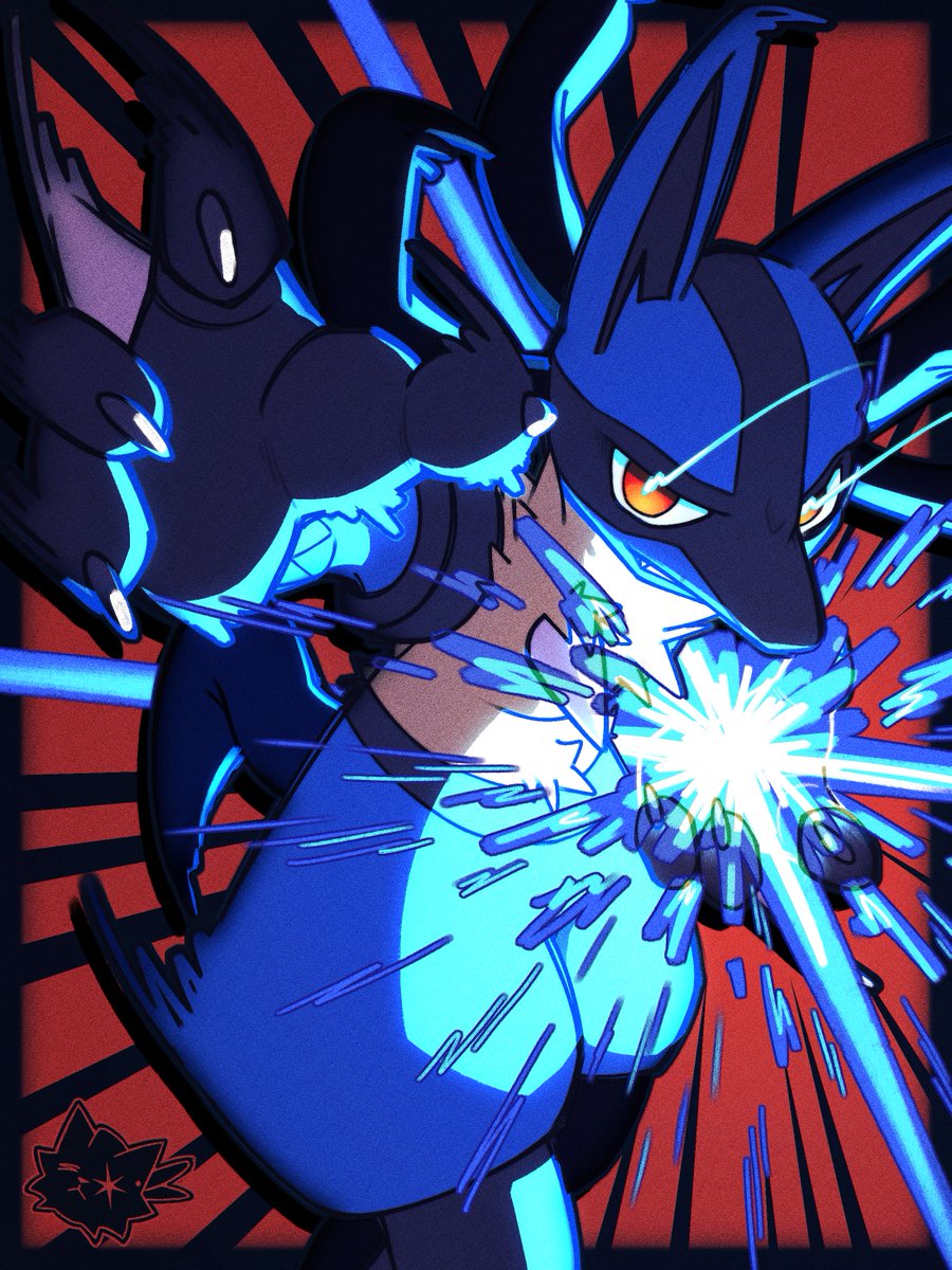 JakeeWhyy's tweet photo. Blue
#Lucario #Pokemonartㅤ https://t.co/pYkTEL2O6t