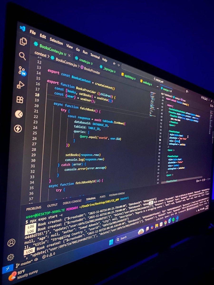 nifty_sam's tweet photo. One pain of being a software engineer:

You struggle, debug for hours, finally get everything working, and close your laptop feeling like you conquered the world.

Next morning: ERROR. 💀

Same code. You changed nothing.

Welcome to software engineering. 😂💻 https://t.co/UV6i7ygQSY