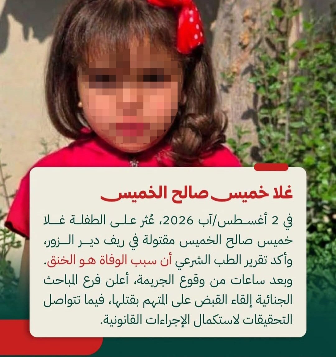 nala_syr's tweet photo. اربع طفلات انخطفو ولقيناهم ميتين بسبب التسيب والانفلات الامني وهدول الي عرفناهم بس

بدنا قوانين صارمة وتطبيق صارم اكتر يخوف اي حدا بفكر يعمل هيك شي وسخ لان مو معقول تتكرر نفس الجريمة وما نلاقي ردة فعل عليها

#وزارة_العدل_بدون_عدل https://t.co/dskeMWP8WS