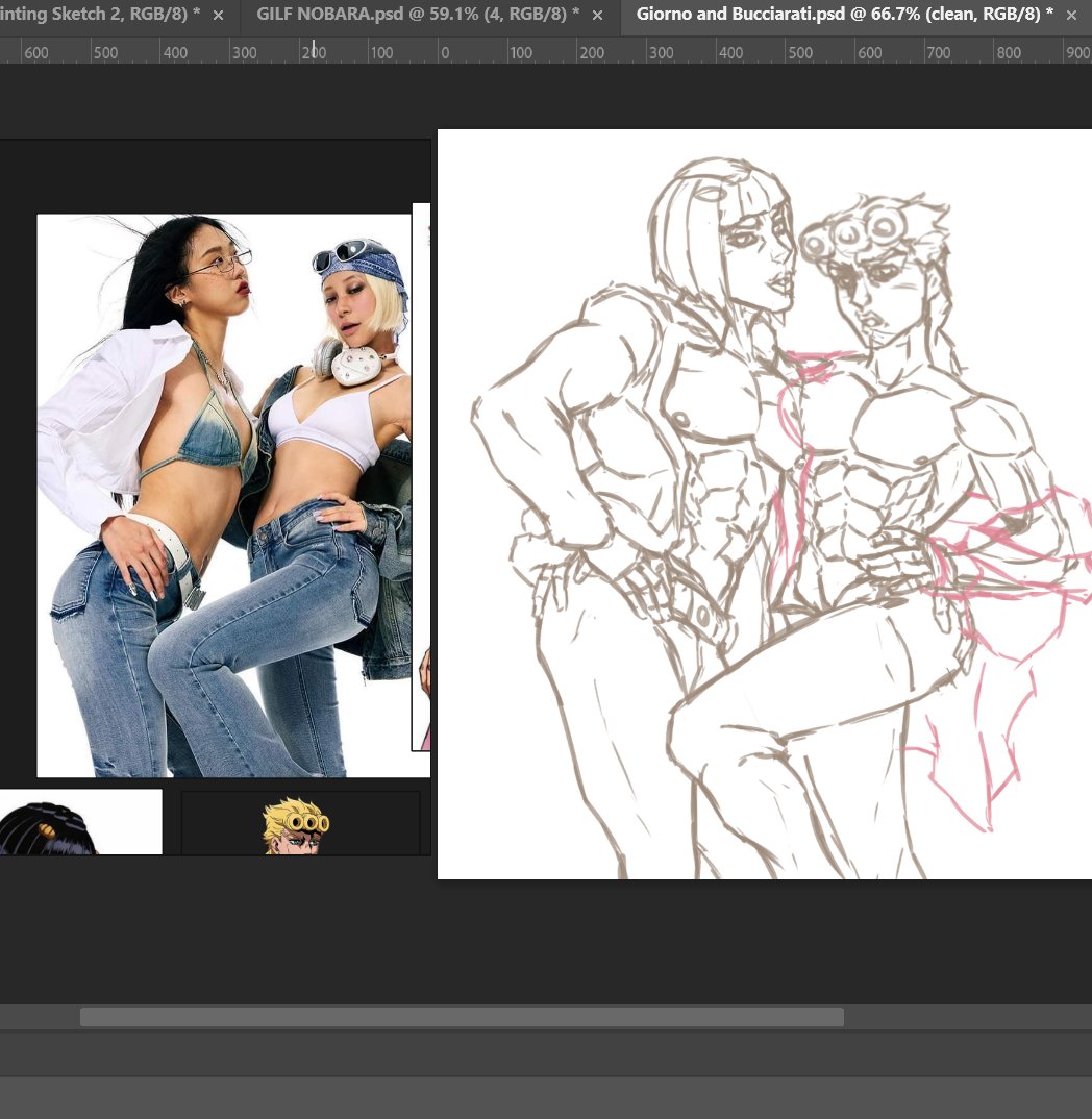 RosalJoshh's tweet photo. Giorno and Bruno...
Saw the pose on Pinterest and thought it'd be funny to do it with these 2...

#JJBA #giornogiovanna #jjbaart #jojopart5 https://t.co/yp7OGb3jDT