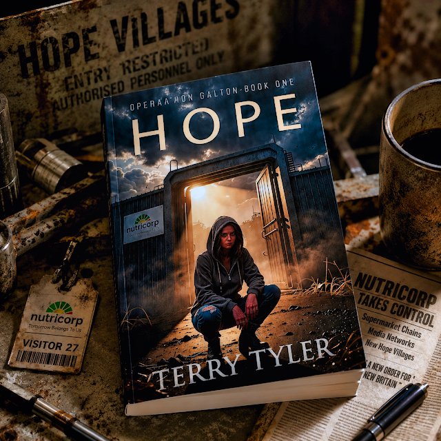 TerryTyler4's tweet photo. The new world order is heading this way - fast.

Staying safe is easy; all you have to do is comply.  24/7.

Because if you don't, they'll know.

The #Dystopian Operation Galton Series

H O P E  #99p #99c
W A S T E L A N D
M E G A C I T Y
https://t.co/VEt8taBcc3 https://t.co/3n3VImTiiI