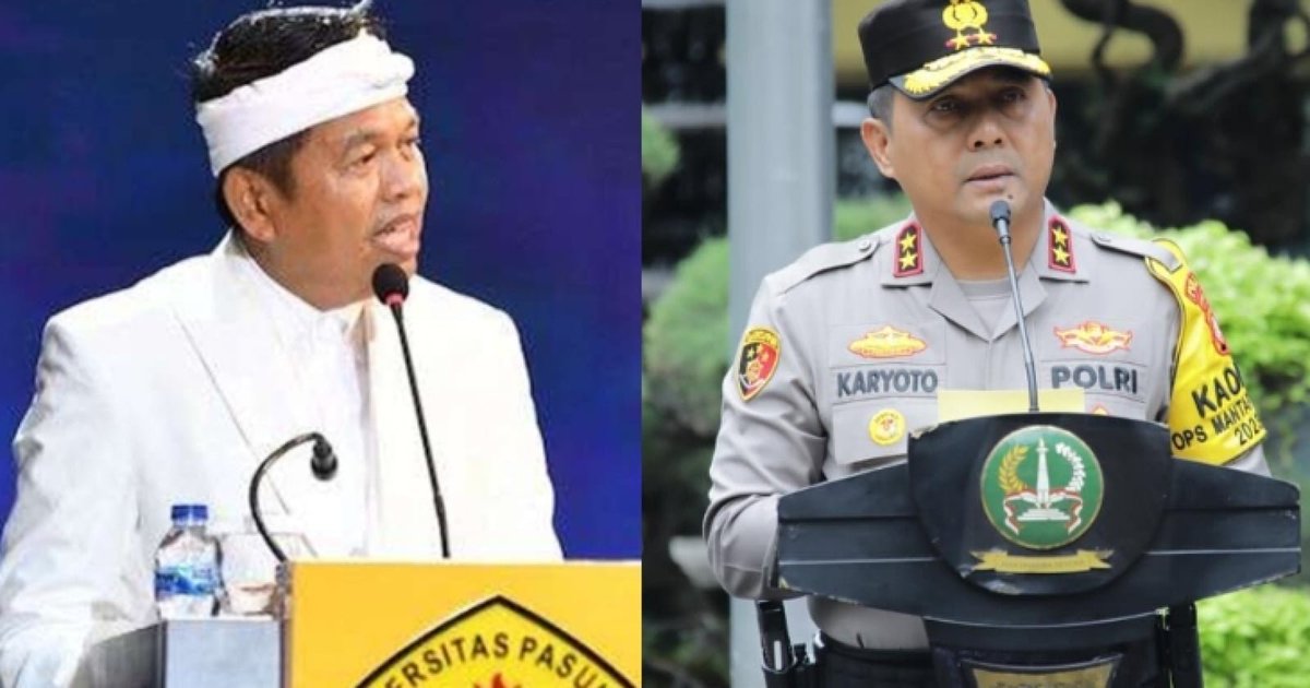indepenSumatera's tweet photo. Melihat posisi besannya KDM sangat mengeneskan sekali wak. Dari yang digadang² sebagai calon kapolri dan kini di non-job kan😅

Tanpa tongkat komando tanpa tanggung jawab operasional harian seperti sebelumnya dan menunggu pensiun masih lama 2 tahun lagi🤣

Andai karyoto tidak besanan dengan KDM bukan tidak mungkin beliau lah yang akan jadi kapolri saat ini.

Dan andai KDM gak banyak pencitran dan kerja bagus seperti pramono dan fokus di jabar buat dua priode pasti juga karyoto akan jadi kapolri berikutnya.

Ini semua karna KDM🤣😅✌️