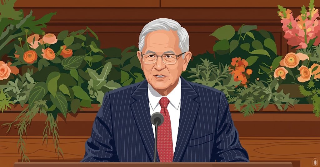 theycallmeStu's tweet photo. Why did the temple workers cross the road?
To help those on the other side.
#GeneralConference https://t.co/igcv33xYFn