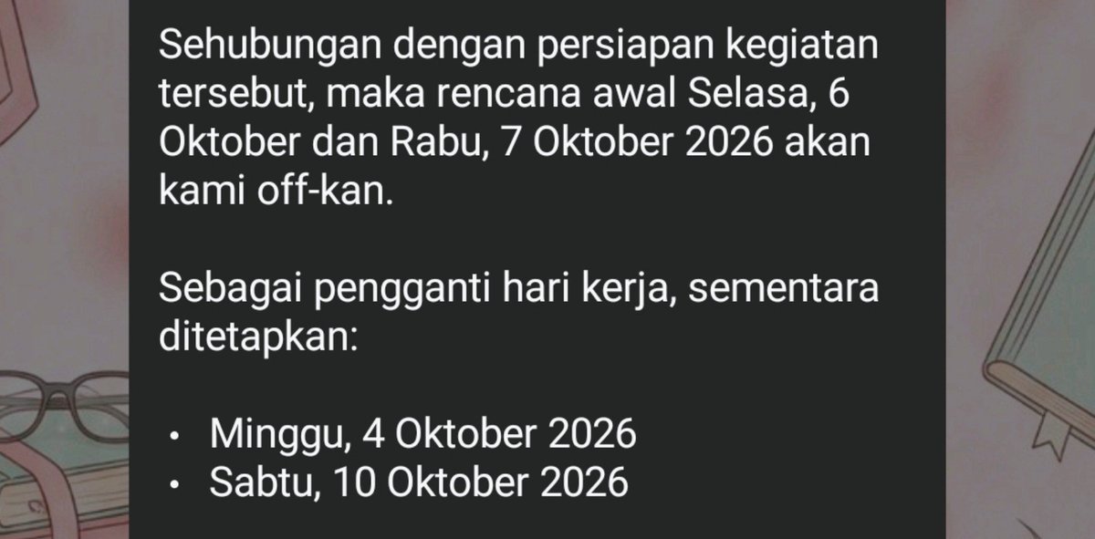 mickeytion's tweet photo. yakin banget tuh? kalo gue besok masuk ya RUGI AJG. nanti selasa dan rabu juga yakin bgt bagian gue masukk https://t.co/QJllrtFnKA