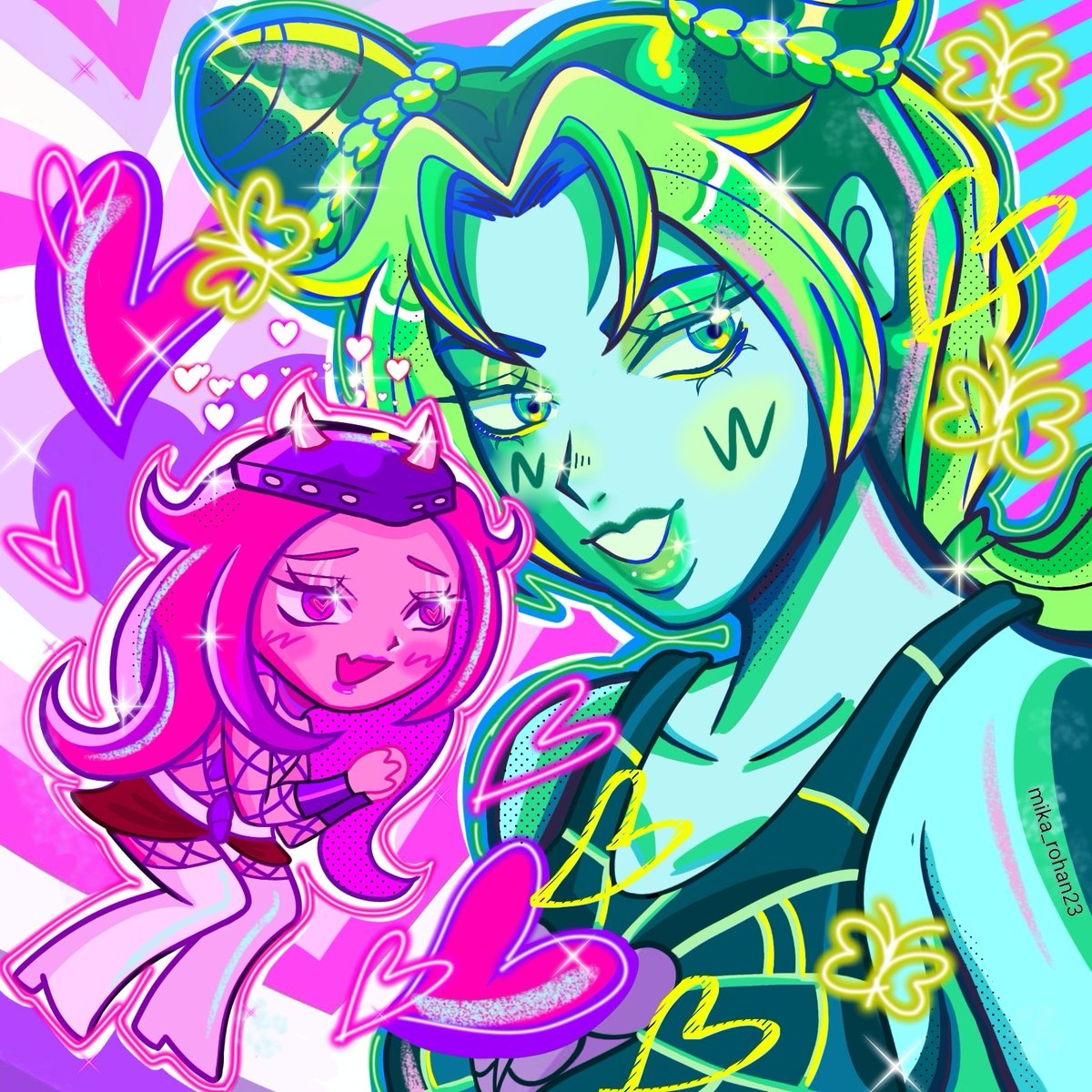 mika_rohan23's tweet photo. colores opuestos
#jolyne #jojo #anasui #jjba https://t.co/8Bx4bEHIoE