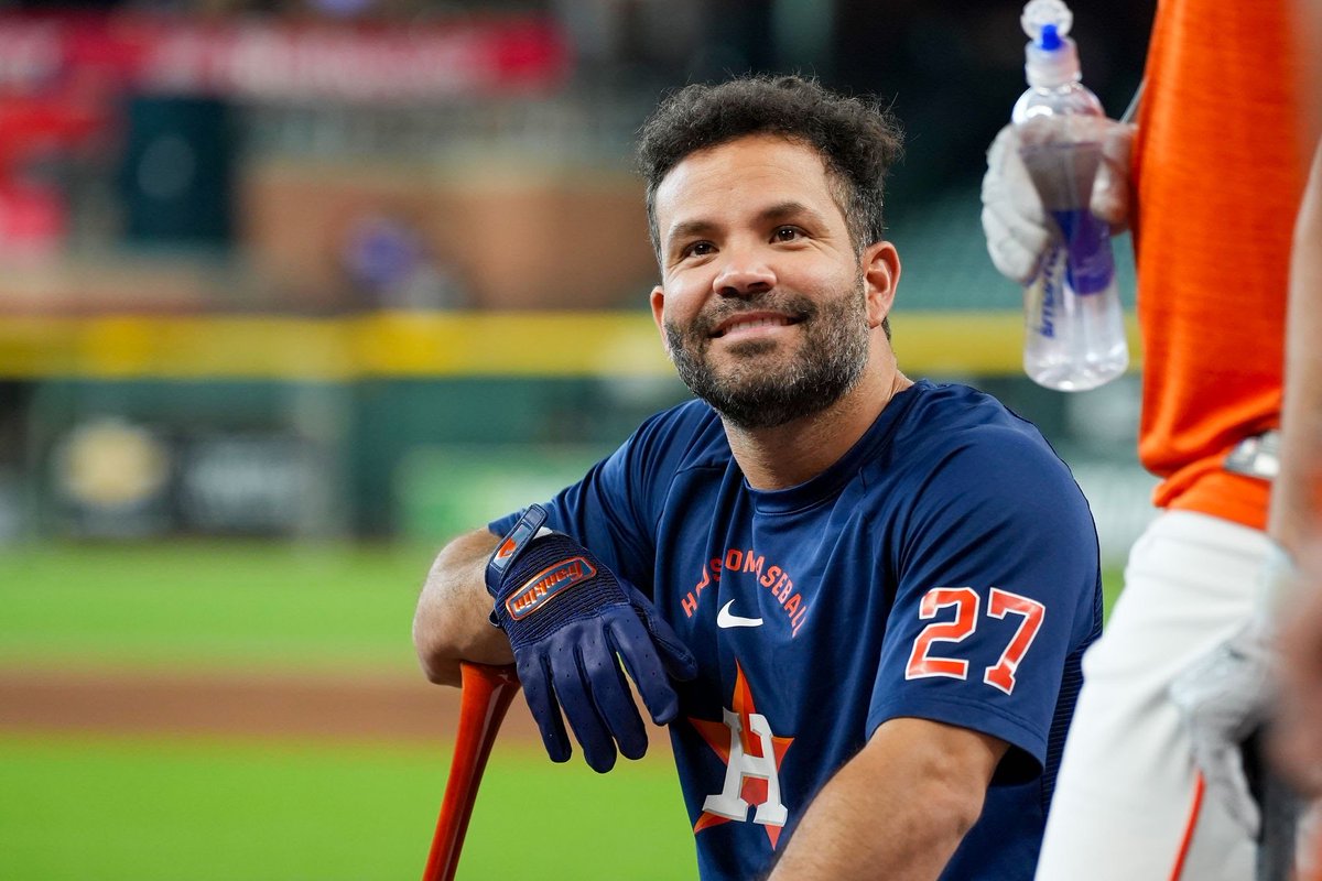 AstrosJosh's tweet photo. The Astros golden era is officially over. With Yordan, they still have a chance to contend, but Crane has to nail the GM decision.

I’m not mad or even sad. Who had it better than us over the last 10 years? It was a fun ride. Now we await HOF arrivals for Dusty, JV, and Altuve. https://t.co/KWmIGYMYxo