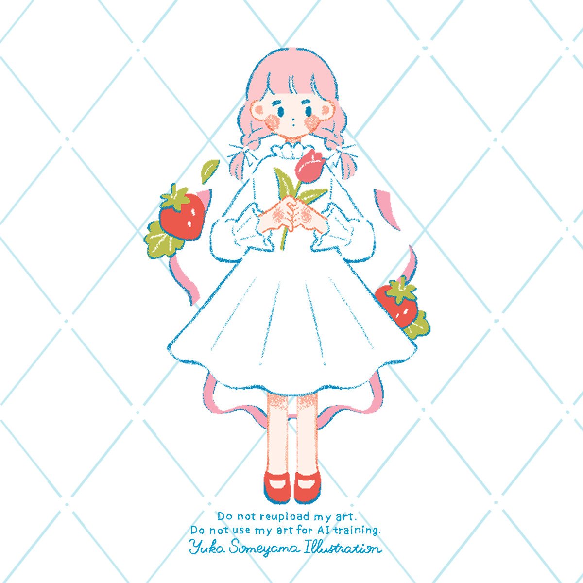 yukadraw's tweet photo. 🍓🎀🌷 https://t.co/acGawhP3ex