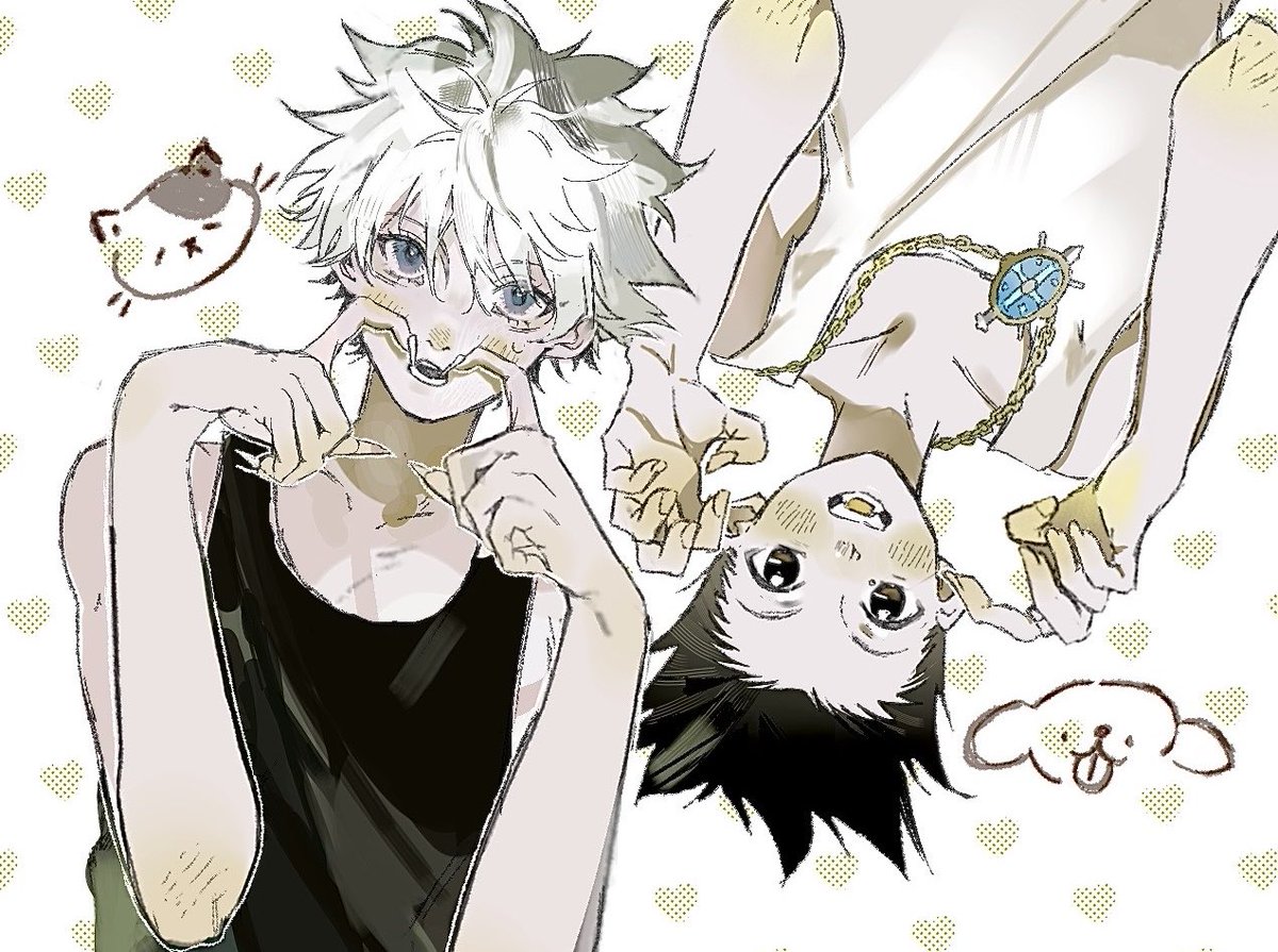 sirousagi112233's tweet photo. #hxh   #ゴンキル　＃ハンターハンター 
まねっこｺﾞﾝｷﾙ🐱🐶 https://t.co/nNlRJQxgAP