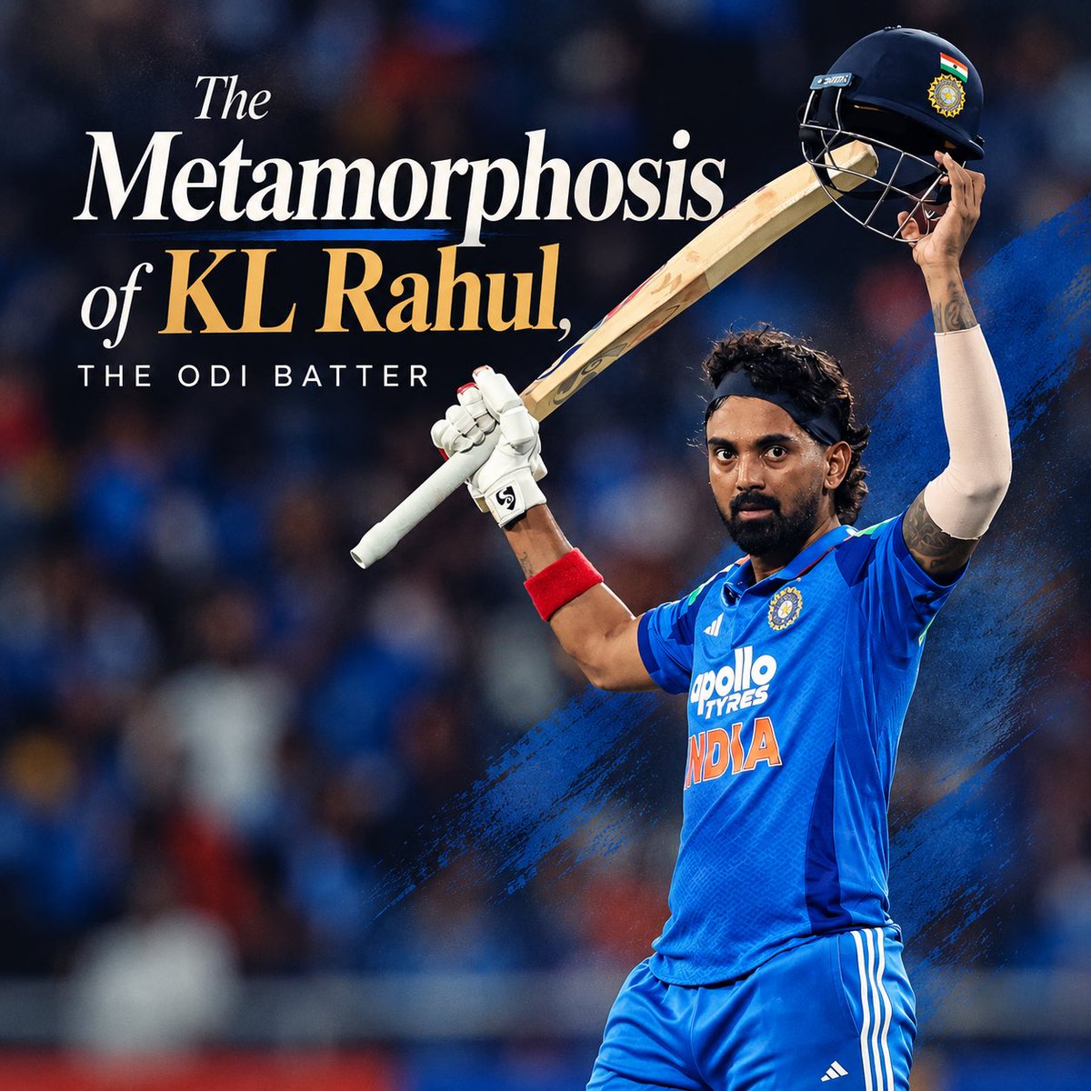 SriniMaama16's tweet photo. 129*(87), 10 fours, 6 sixes, SR 148.28. Exceptional knock today by KL. 

The metamorphosis of KL Rahul, the ODI player, from being a top order batter to evolving himself into a middle order batter/finisher needs to be studied. For someone who’s been an opener by trade since he was young, to adapt himself to such a tough role deserves a lot of praise. Let’s look at his numbers, they speak for themselves.

His ODI numbers as a whole look elite now:
3541 runs at 51.31, SR 92.38, 9 100s.
Solid career numbers.

But if you dwell further & check his numbers batting from positions 4 to 7, they get even better.

KL at batting positions 4-7 since 2020: 2479 runs at 60.46, 99.55 SR, 6 100s, 14 50s in 59 innings. ELITE. 

It gets even better when you narrow it down further. KL’s ODI numbers at 5 are otherworldly:
KL at 5 in ODIs since 2020: 1639 runs at 71.26, SR 103.27, 4 100s, 10 50s in 35 innings.

That’s god damn impressive considering he mostly has to do the consolidation job after early wickets fall or try to up the ante when the platform is set, with fewer overs to bat. He’s done a sensational job of it.

For the talent that he is, KL hasn’t yet been able to realize his full potential in Tests. I wish he gets to do that at least in ODIs. With ~30 more ODIs till the World Cup, I hope he continues his great run to go down as one of the all time great middle order bats in ODIs. Need more sample size for that. 2-3 more years of a good run in ODIs, he can make it possible. Too good a player not to be an international great in at least one format.