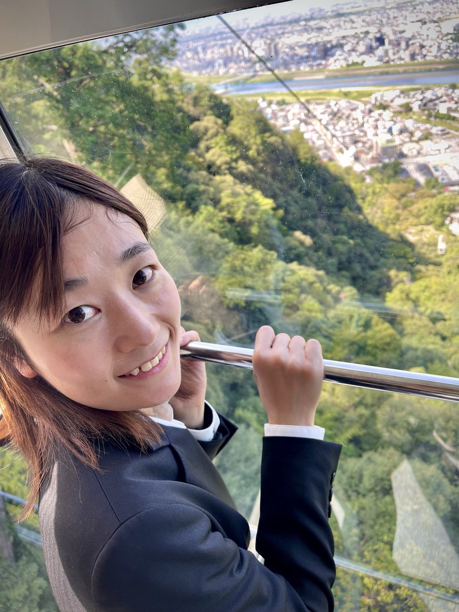 uno_wa's tweet photo. 行木さんin岐阜
弾丸観光ツアー
#岐阜大仏　#金華山　#更科　#長良川
#岐阜　#GUNFISH  #舞台挨拶前の短時間で https://t.co/GX1ZIaga8M