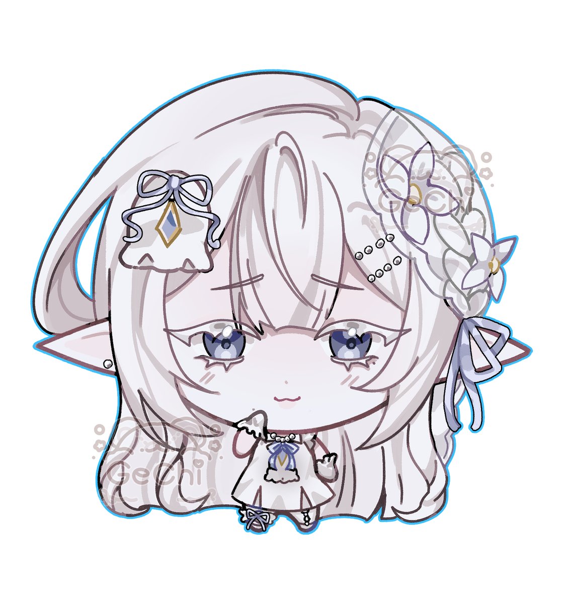 Gechiart's tweet photo. งานคอมมิชชั่นก้อนอ้วนที่ผ่านมาค่ะ ><! https://t.co/hLt7EWBpVy