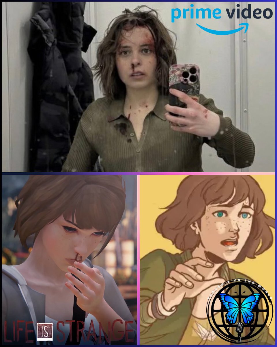 P1vsTheWorld's tweet photo. Tatum Grace Hopkins x Max Caulfield... 👃🩸

The Life Is Strange TV show actor will make her TV debut — likely in 2027 — in Amazon Prime Video’s upcoming series. 🔜📺 https://t.co/0ZB8KngZ6w