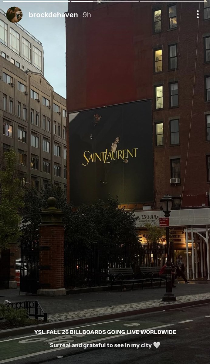 lalalaikazzz's tweet photo. exec producer of the YSL campaign posting this <3 https://t.co/zfmi1jAIS3