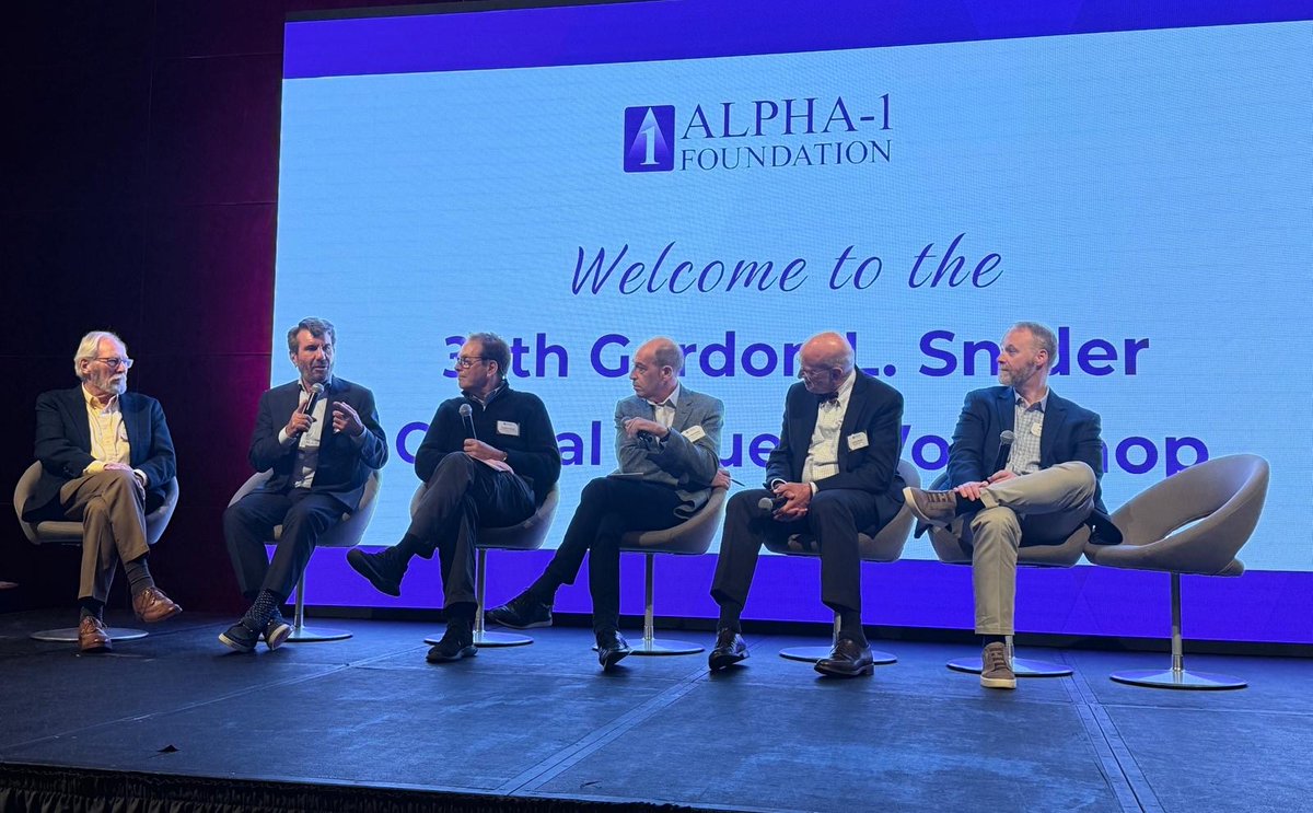 AlphaFriend's tweet photo. Understanding the genetic differences behind Alpha-1 can help shape the future of research, diagnosis, and treatment. At the 30th Gordon L. Snider Critical Issues Workshop in Barcelona, A1F convened researchers, healthcare professionals, patient leaders, and industry partners worldwide to explore a clearer, more consistent framework for classifying SERPINA1/AAT variants. Read more about the discussions and their potential impact on the Alpha-1 community: https://t.co/7Jl9DL8mU1