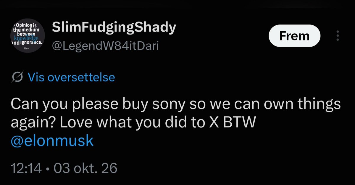 LegendW84itDari's tweet photo. @PlayStation Hello! NO DISK NO BUY! FUCK YOU https://t.co/aZboZ9lWFu