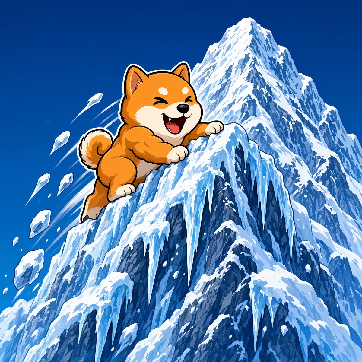 TMM_133's tweet photo. Climbing isn’t always easy. By overcoming the obstacles falling from above, you become stronger; by not stopping, you become stronger. It’s important to always smile. Be like Baby Shib. Buy and Hold💪🏽🔥
$BABYSHIB 
#Babyshib #Shibainu #Shibarmy https://t.co/J3ZWuiXVMY