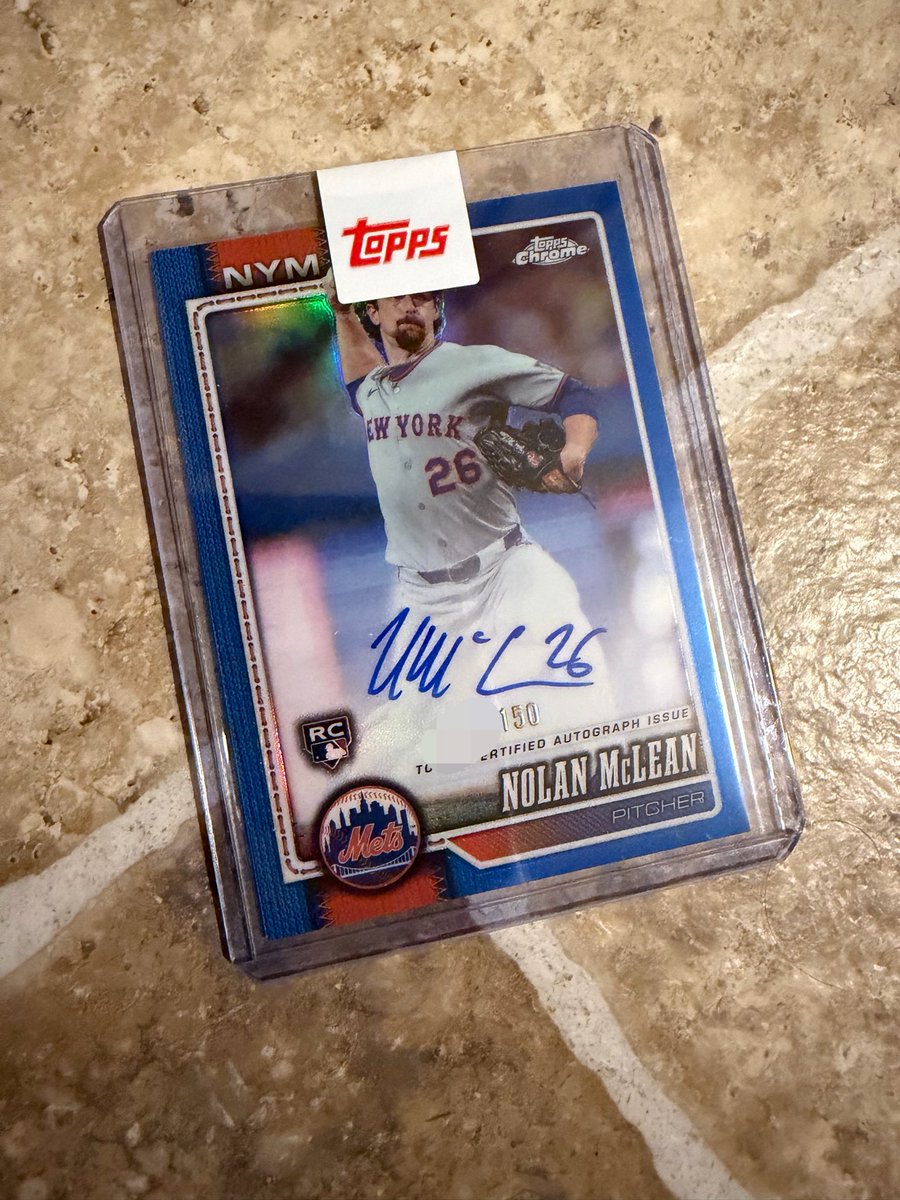 bobbys2baseball's tweet photo. レデ申請から戻ってきました。

Nolan Mclean

一応カラーマッチなのかな？

#topps #mlb https://t.co/iV0IIf3Prd